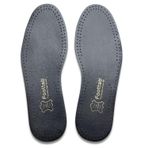 ipekbazaar Exclusive Hakiki Deri Ayakkabı Tabanlığı, Parfümlü, Koku Önleyici Ter Emici Tabanlık, Leather İnsole, (40-41, Siyah)
