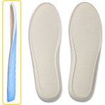 İpekbazaar Memory Foam Extra Konfor Ayakkabı Tabanı, Hafızalı Kadın Erkek Spor Ayakkabı, Bot Iç Tabanlık, 1 Çift - Açık Gri