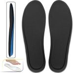 İpekbazaar Memory Foam Extra Konfor Ayakkabı Tabanı, Hafızalı Kadın Erkek Spor Ayakkabı, Bot Iç Tabanlık, 1 Çift - Siyah