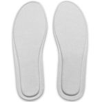 ipekbazaar Memory Foam Ortopedik Ayakkabı Tabanlık, Visco Konfor Rahat Spor Ayakkabı Tabanı, Erkek, Kadın (Gri, 40-41)