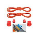 ipekbazaar Turuncu Akıllı Bağcık, Pratik Lastikli Ayakkabı Bağcığı, Spor, Çocuk, Klasik Ve Bot Bağcığı, 1 Çift
