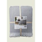 Ipekçe Home Ipekçe Home Seren Çift Kişilik Yatak Örtüsü - 200X220 - Gri - 200 x 220 cm