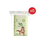 İpekçe Ipek Organik Bebek Temizleme Pamuğu 60 Adet X 6 Paket