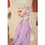 İpekhan Comfort Flowers Şal Pudra Pembe 3027-03