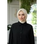 İpekhan Düz Desen Vual Eşarp Somon Vual Ipek Eşarp - 10100-22 - 90 x 90 cm