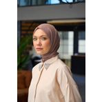 İpekhan Düz Desen Vual Şal Mercan Pembe Vual İpek Şal - -26 9800