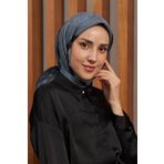 Ipekhan Etnik Desen Serisi Siyah Pamuk Viskon Eşarp 1127-12