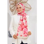 İpekhan Nature Easy Tullipa Soft Şal Gri Pembe -06 3033