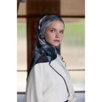 İpekhan Winter Bloom Collection Soft Eşarp 1239-10001 - Siyah - 90 x 90 cm