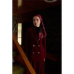 İpekhan Winter Bloom Collection Soft Eşarp 1239-10035 - Bordo - 90 x 90 cm