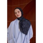İpekhan Winter Bloom Soft Eşarp 1243 - Lacivert