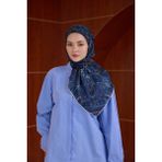İpekhan Winter Bloom Soft Eşarp 1243 - Saks Mavi