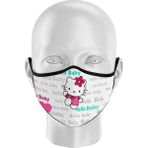 İpeks Çocuk Yıkanabilir Kumaş Maske Hello Baby - Çok Renkli - Standart