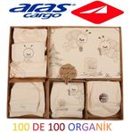 İpeksi Organik 11 Parça Kız & Erkek Hastane Çıkışı