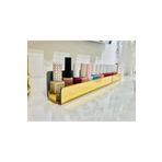 ipeksi pleksi AYNALI 42 CM OJE RAFI (ALTIN RENGİ ) 3 MM PLEKSİDEN ÜRETİLİR