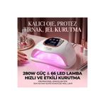 ipeksu co SUN X15 MAX 280W UV LED KURUTUCU KALICI OJE PROTEZ TIRNAK JEL KURUTMA