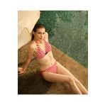 İpekyol Çizgili triko bikini seti