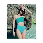 İpekyol Colorblock lurex mayokini