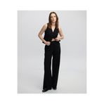 İpekyol İnce Kordonlu Wide Leg Fit Siyah Kadın Pantolon Iw6250003103