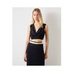 İpekyol Kruvaze Crop Bluz
