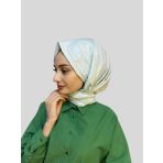 İpekyolu Eşarp Loryan Scarf Viva Crush Pamuklu Şal SU YEŞİLİ