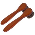 Ipetboom 2 Adet Çok Fonksiyonlu Yüz Fırçası Evrensel Ayakkabı Parlatma Aracı Ayakkabı Fırçası Yüz Ovma Fırçası Yüz Peeling Fırçası Yumuşak Yüz Fırçası