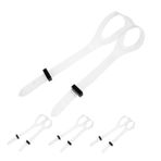 Ipetboom 4 Adet Ayarlanabilir Esnek Yedek Kayışlar Erkek Kadınlar İçin Şnorkel ve Dalışta Yüzücü Gözlüğü Kayışları