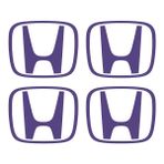 Ipg Honda Civic Accord Crv Vtec Si Için Jant Logosu Iç ve Dış Sticker Set (Jant Kapak Çapı: 2.25 Inch) (Açıklamayı Okuyunuz) - Renkli - Set -1 ( Logo: 1.87 Inches / 4.75 cm)