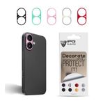 IPG iPhone Arka Kamera Vinly Koruyucu Set – 5 Renk, Çizilmeye Dayanıklı Kamera Koruyucu ve Dekoratif Sticker (iPhone 16)