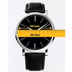 IPG Tüm Yuvarlak Camlı Saatler için Ekran Koruyucu Koruyucu (2 adet) (39 MM)