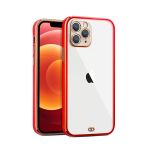 Iphone 11 6.5Inç Gold Çerçeve Kamera Korumalı Bumper Kılıf-(5775)