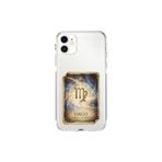 iPhone 11 ile Uyumlu Burç Kartları Başak Tasarımlı Şeffaf Silikon Kılıf