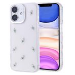 iPhone 11 İle Uyumlu Kılıf Airbag Tasarımlı Simli Şeffaf Kutup Kapak 36377 Lale