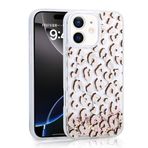 iPhone 11 İle Uyumlu Kılıf Sıvılı Simli Baskılı Şeffaf Arka Yüzey Mossa Silikon Kapak 35559 Pembe