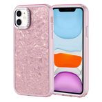 iPhone 11 İle Uyumlu Kılıf Taşlı Tasarımlı Kapi Kapak 36870 Pembe