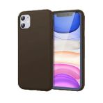 İphone 11 Kılıf First Silikon - Kahverengi