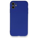 iPhone 11 Kılıf First Silikon - Lacivert