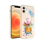 iPhone 11 Kılıf Kamera Korumalı Desenli Sert Silikon Epoksi Kapak