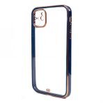 Iphone 11 Kılıf Kamera Korumalı Kenarları Renkli Şeffaf Voit Silikon