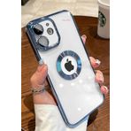 iPhone 11 Kılıf Köşeleri Renkli Şeffaf Kamera Korumalı Silikon Luxury Kapak