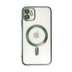 iPhone 11 Kılıf Kross Magneticsafe Kapak - Koyu Yeşil