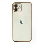 İphone 11 Kılıf Lensli Silikon - Gold