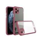 İphone 11 Kılıf Miami Şeffaf Silikon - Fuşya