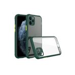 İphone 11 Kılıf Miami Şeffaf Silikon - Koyu Yeşil