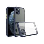 İphone 11 Kılıf Miami Şeffaf Silikon - Lacivert