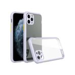 İphone 11 Kılıf Miami Şeffaf Silikon - Lila