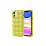 iPhone 11 Kılıf Parlak Esnek Silikon Zore Dom Dom Kapak-Yeşil