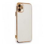iPhone 11 Kılıf Volet Silikon - Beyaz