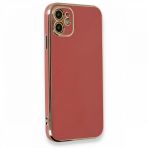 iPhone 11 Kılıf Volet Silikon - Kırmızı