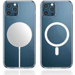İphone 11 Pro Max Ile Tam Uyumlu Şeffaf Magsafe Wireless Kablosuz Şarj Destekli V-mags Kılıf